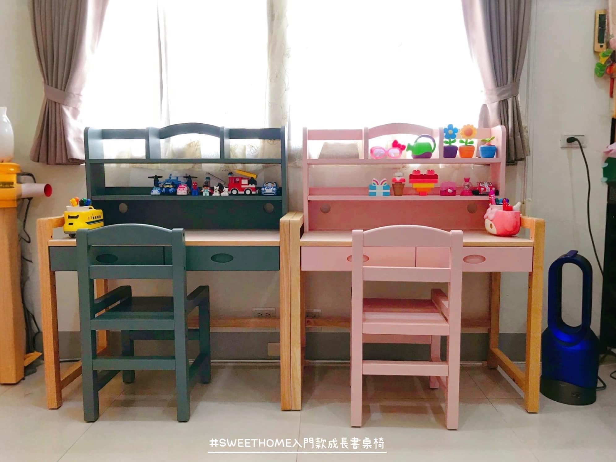 入門款成長書桌椅(訂製雙色)